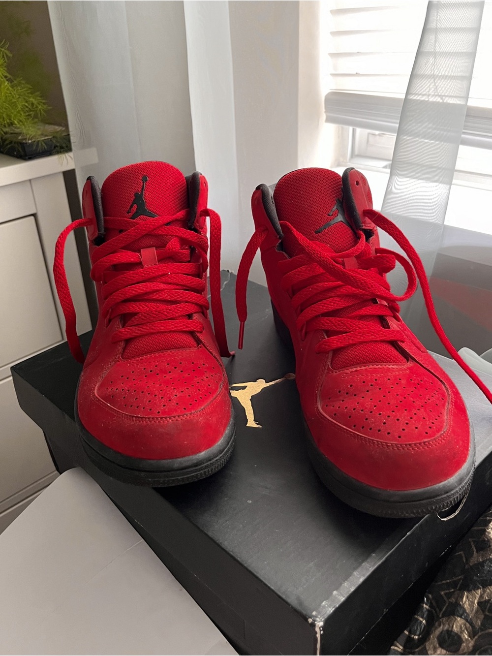 Nike Jordan Flight 3 Gym Red Mens Size 9.5 Shoes Mid Top